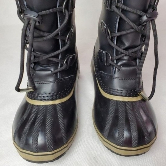 Sorel black waterproof snow boots - Picture 8 of 12